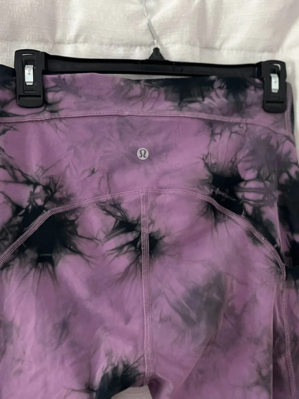 Lululemon Leggings, Purple & Black, Med/Large